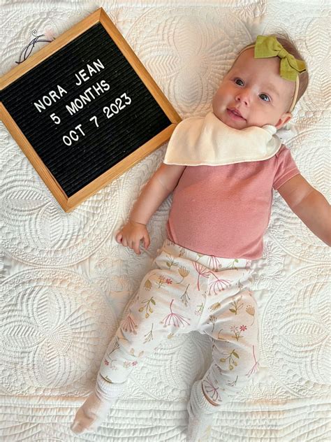 Baby Girl 5 Month Update - Hungry Hobby