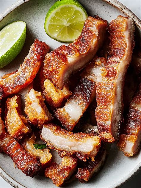 Ultimate Chicharrón: Irresistibly Crispy Pork Belly Delight