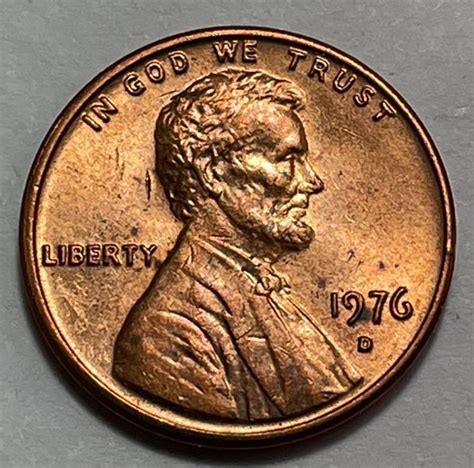 1976 D Lincoln Memorial Cent. 3724 - For Sale, Buy Now Online - Item ...