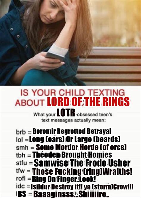 How do you say friend in acronym? : r/lotrmemes