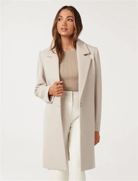 Billie Petite Longline Coatigan - Women's Fashion | Forever New