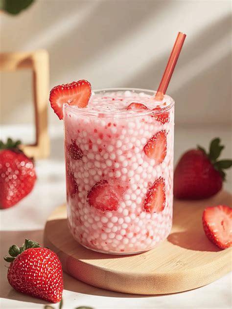 Delicious Strawberry Sago: An Irresistible Tropical Delight