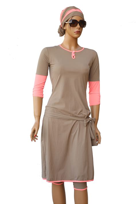 The Pink Sand modest swimdress is a stunning modest swimdress. You will ...