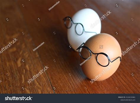 Similar Different Concept White Egg Brown Stock Photo 2124132461 ...