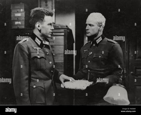 Maximilian schell young lions 1958 hi-res stock photography and images ...