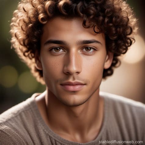 Description of a Light-Skinned Man | Stable Diffusion Online