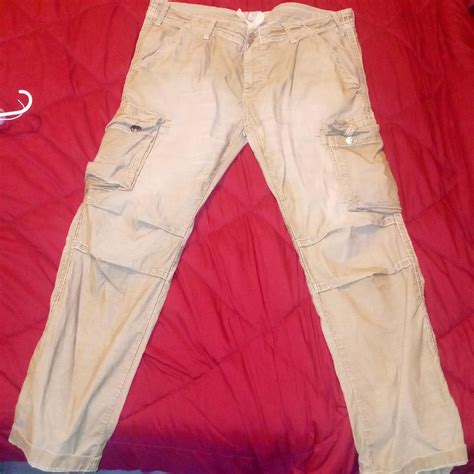 Red True Religion Cargo Pants