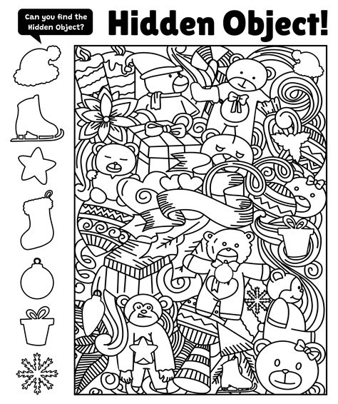 Hidden Object Printable Pdf - Printable Free Templates