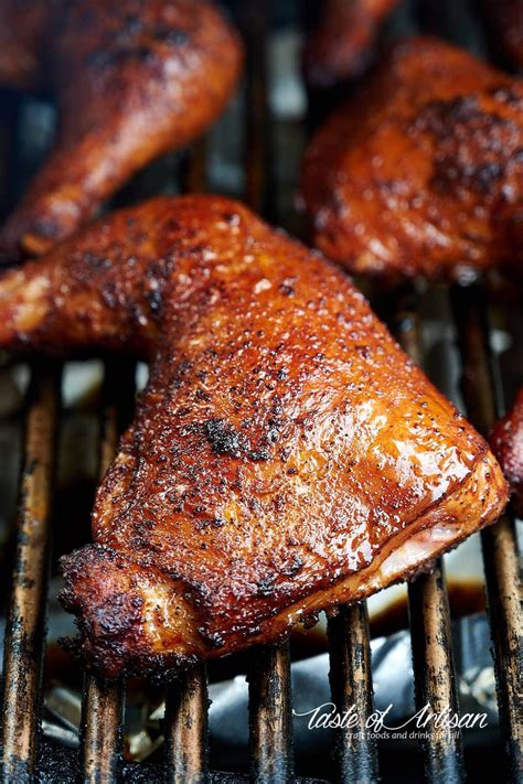 The ultimate smoked chicken leg quarter recipe. The secret is the first ...