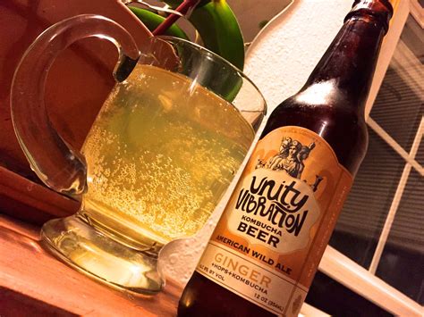 Unity Vibration Ginger Kombucha Beer: A Gluten Free Beer Review