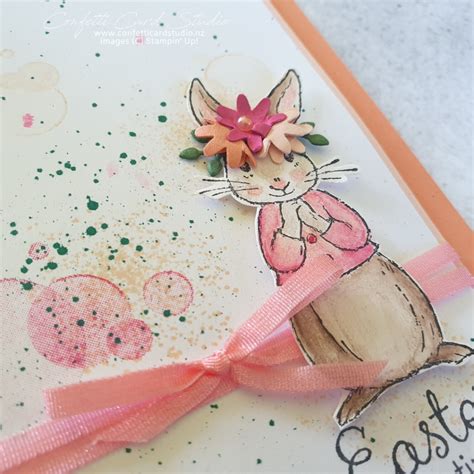 Watercolour Easter Greetings Card - Confetti Card Studio