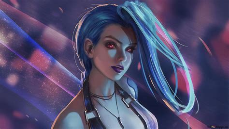 Jinx (Anime FA) - League of Legends [LOL] 4K téléchargement de fond d'écran