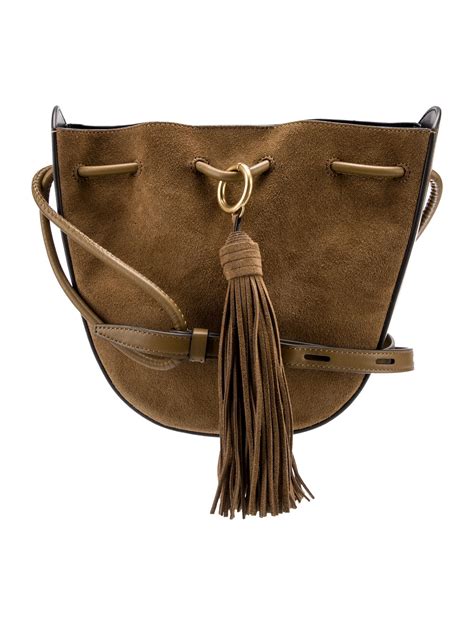 Rebecca Minkoff Suede Crossbody Bag - Neutrals Handle Bags, Handbags ...