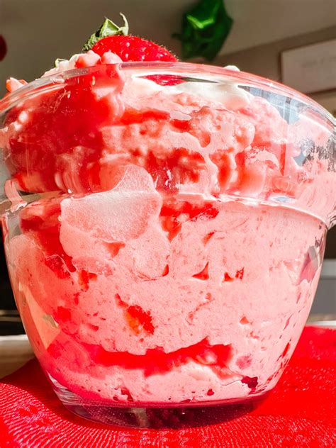 Best, Easiest Strawberry Jello Fluff Salad Recipe - Thrifty Nifty Mommy