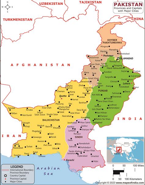 Pakistan Map | HD Political Map of Pakistan