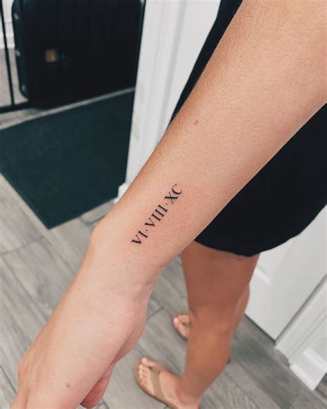 70 roman numeral tattoos that will mark your most memorable date – Artofit