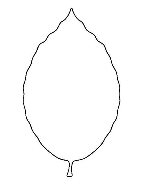 leaf stencils printable leaf outline leaf template ideas only on leaves ...