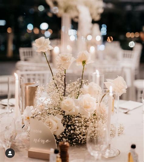 White Flowers For Wedding Centerpieces at Lucy Darrell blog