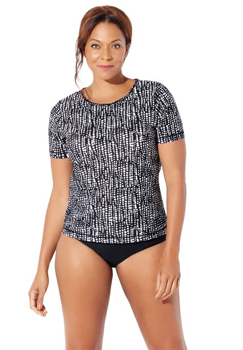 Swimsuits for All Chlorine Resistant Swim Tee Set - Walmart.com