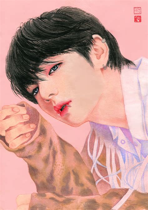 bts v fanart on Behance
