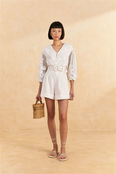 Off-White Tailored Shorts – FARM Rio