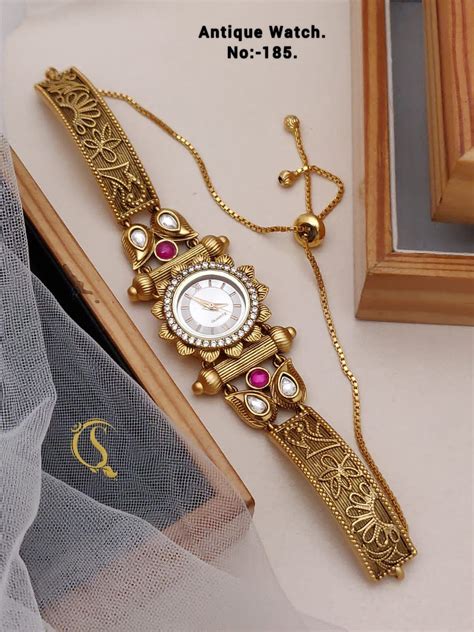 Pin by Arunachalam on gold | Gold watches women, Antique jewellery ...