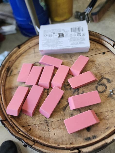 Pink Pearl Erasers, Large (12 Count) | eBay