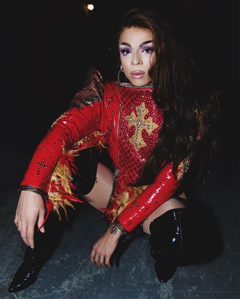 ⋆☽AJA☾⋆ @ Wiltern Theatre during A Drag Queen Christmas, photography by Brittany Travis ...