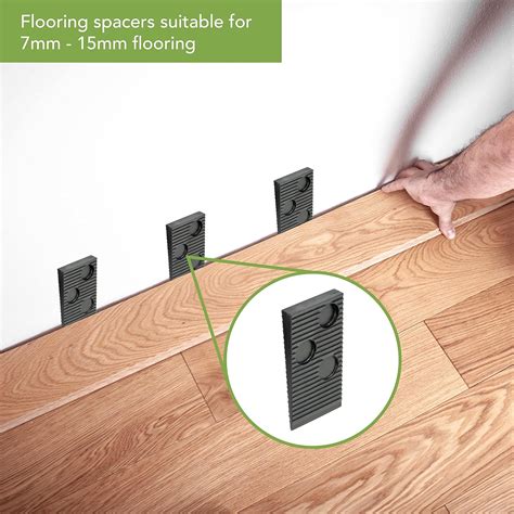 BLOSTM Laminate Floor Kit – 30 Laminate Floor Spacers, Double-Sided ...