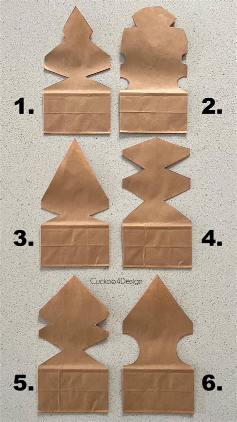How to make large 3D paper bag snowflakes using lunch bags | Paper bag ...