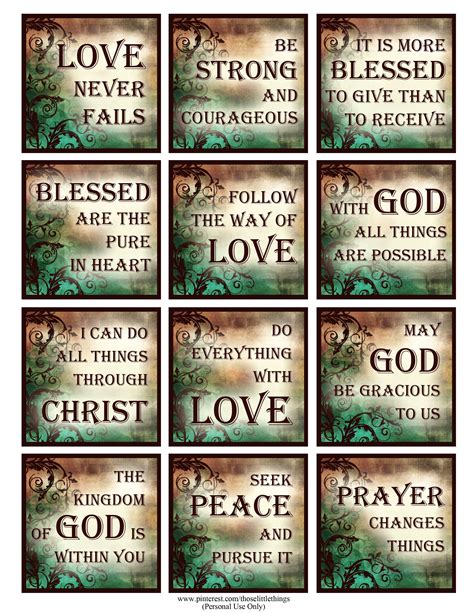 Christian Inspirational Quotes - Bible Verses