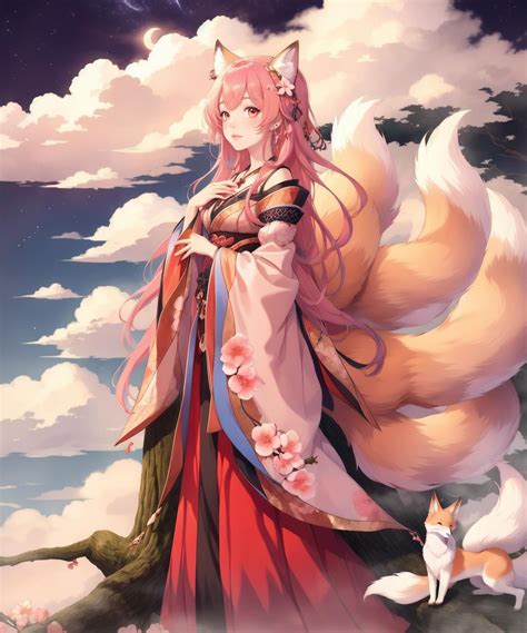 Nine Tailed Fox Anime Girl