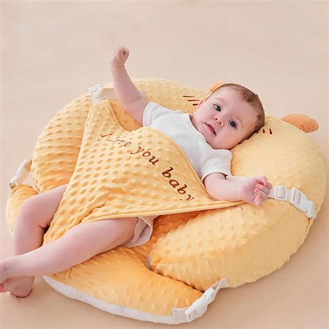 Amazon.com : ZIXNEXKOO Baby Tummy Time Pillow, Infant Breastfeeding ...