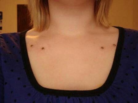 Collar bone piercing | Collar bone piercing, Body piercings, Piercings