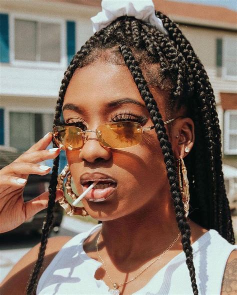 40 Medium Box Braids Style Ideas Trending Now | ThriveNaija