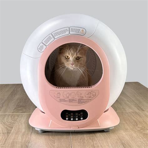 Get 10% coupon+a gift】Automatic Litter Box Smart Litter Box Small Size ...
