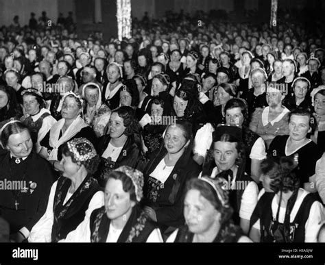 Members of the National Socialist Women's League at the Nuremberg Rally ...