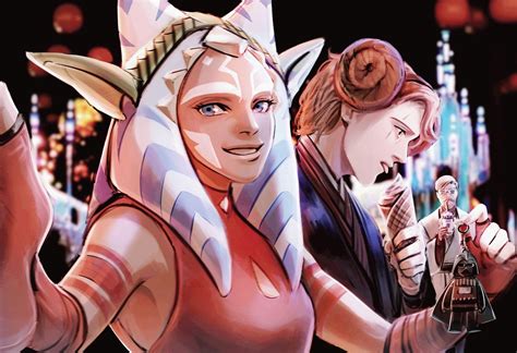 Ahsoka Tano Anakin Skywalker Obi Wan Kenobi #starwars #prequels # ...