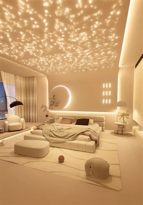 Dreamy Starry Ceiling Bedroom | Modern bedroom, Bedroom interior, Home ...
