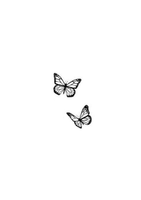 Simple Butterfly Tattoos for Women