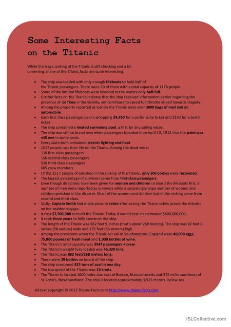 Some Interesting Facts on th…: Español ELE hojas de trabajo pdf & doc