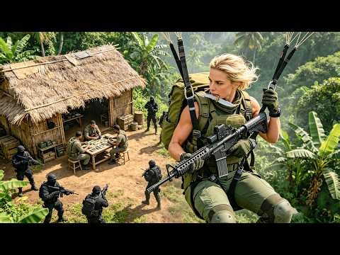Deadly Drop: Female Paratrooper Single-Handedly Destroys Terrorist Organization #hollywood