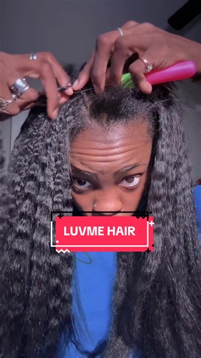 Kinky Straight Miracle Knot Hair: Finished Style & Makeup