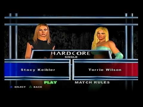 WWE SmackDown Here Comes The Pain - Stacy Keibler vs. Torrie Wilson - Hardcore Match