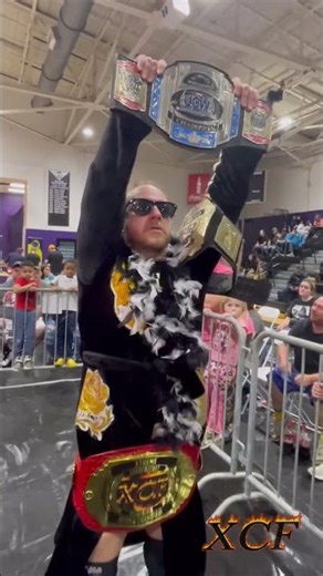 4x Champ, Charles Colton repping XCF across the county! #wrestling #xcf #ucw
