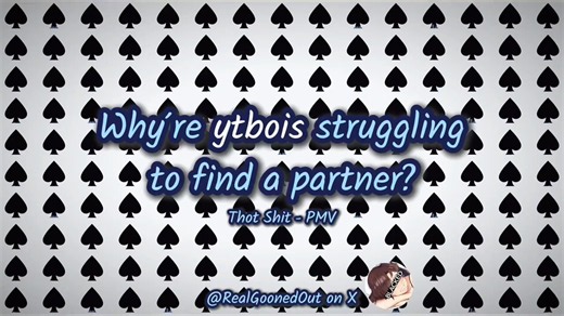RT @RealGoonedOut: Why are ytbois struggling to find a partner? [BNWO edit #8] #bnwo, #bnwoedit, #edit, #splitscreen, #interracial, #blacke…