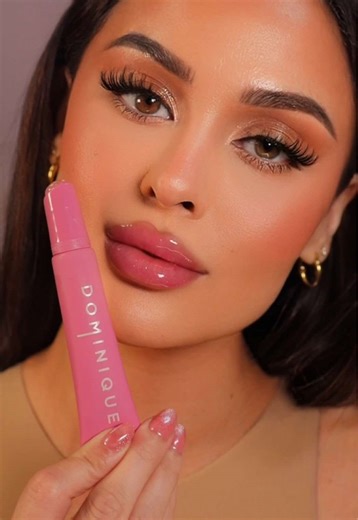 Launching 4.24 this Friday! @dominiquecosmetics Juicy Balms! The juiciest lip SHINE✨🫦 Available on Dominique.com This Friday. 5 scented lip balms that leave long lasting hydrating, and soft smooth lips. And every shade smells like the flavor. Strawberry Slushie🍓 Sparkling Watermelon 🍉 Peachy Cream 🍑 Pink Fruit Sorbet 🌺 Iced Cafecito ☕ #makeup #lipbalm #lipgloss #makeuptips #dominique