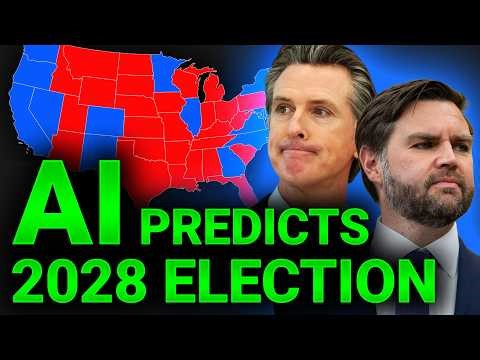 I Asked AI To Predict The 2028 Election... JAW-DROPPING RESULTS!