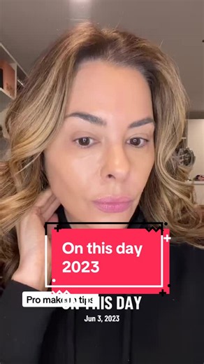 #onthisday a fun look to what I was up to 3 years ago just as this journey began. I miss my highlights but my menopause has since kicked in and made my hair to weak to handle. But I love the consistency in the techniques that will work for us as we mature or evolve - I hope you learn some tips that help #makeupartist #over40 #genx #makeuptutorial