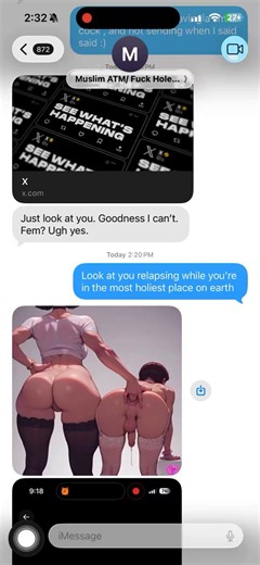 I don’t have to do anything to have you leaking and moaning for me. I just look at you and barely snap my fingers and just like that my Apple Pay dings, your bank drains, your sissy cock drips, & your tight hole throbs for me opening and closing almost begging to be fed with fat Muslim cock.